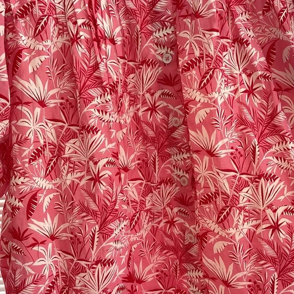 Boden Antonia Cotton Shirt Dress Azalea - Picture 3 of 7